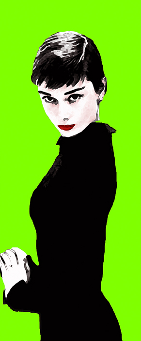 Tableau Audrey vert