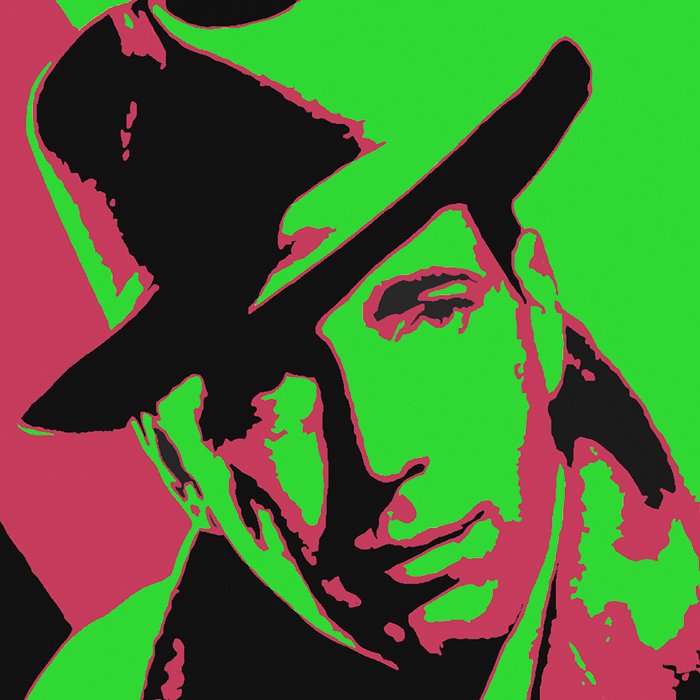 Tableau Bogart vert