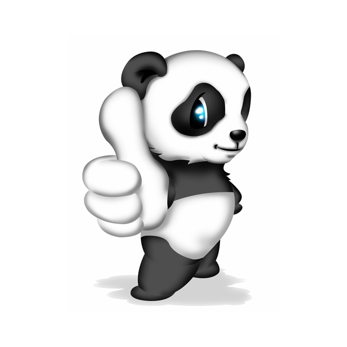 Tableau panda bear